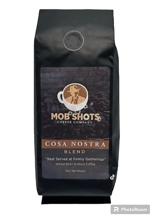 Mob Shots Cosa Nostra Blend-Whole bean coffee